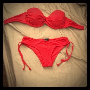 HM red bikini